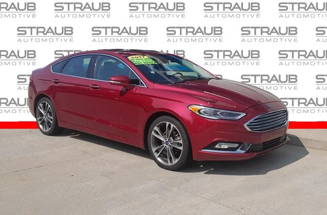 Used 2017 Red Ford Titanium image 1