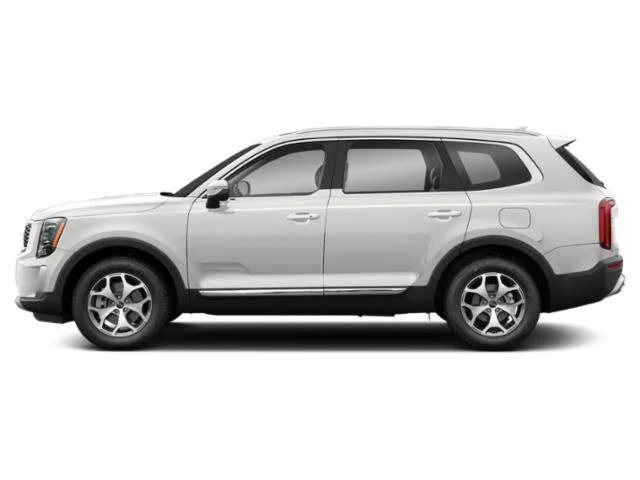 Used 2021 Glacial White Pearl Kia EX image 3