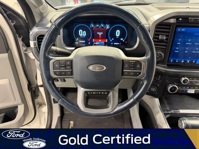 Used 2023 White Metallic Ford Limited image 10