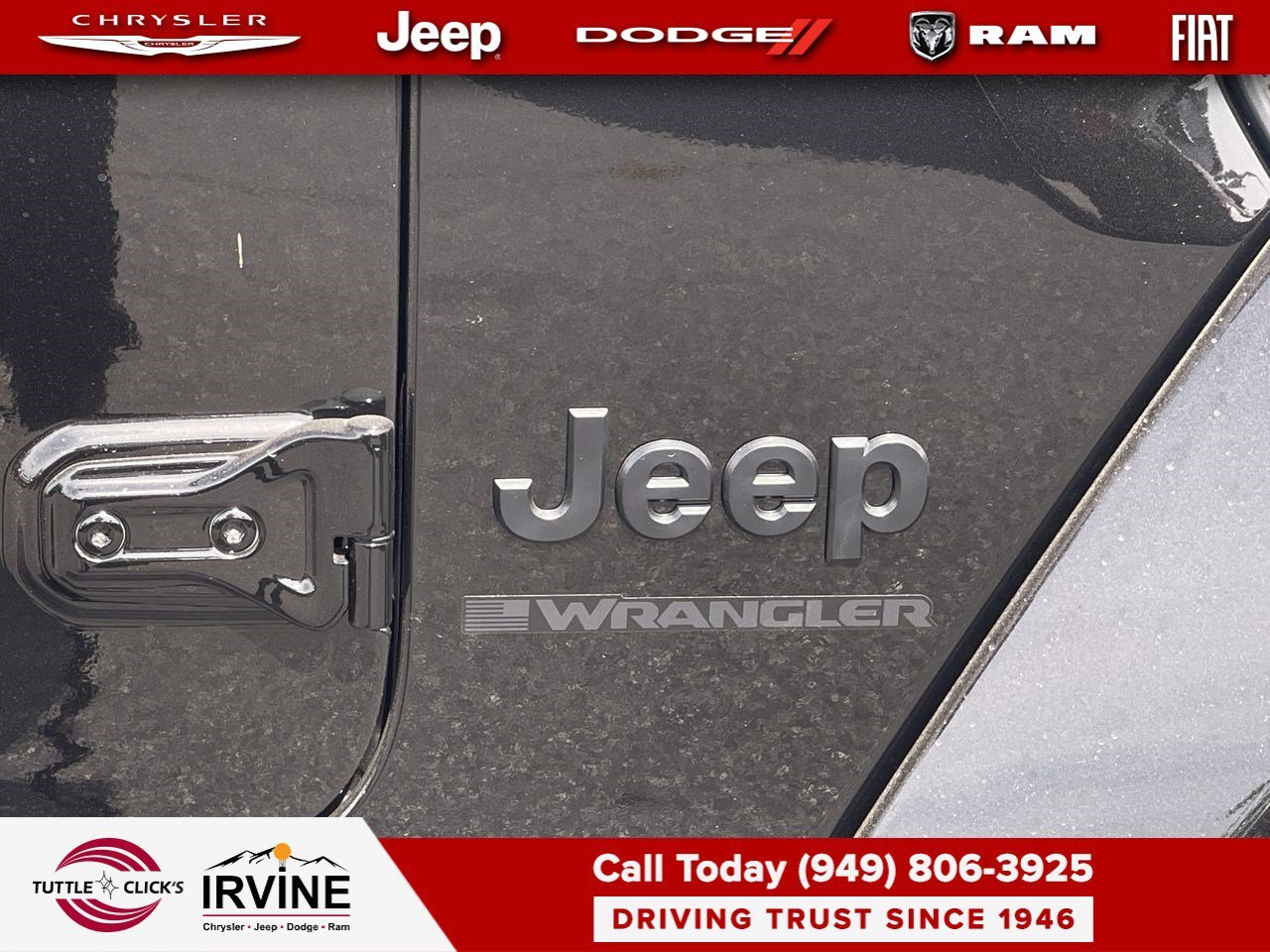 New 2026 Black Clear-Coat Exterior Paint Jeep Sahara image 8