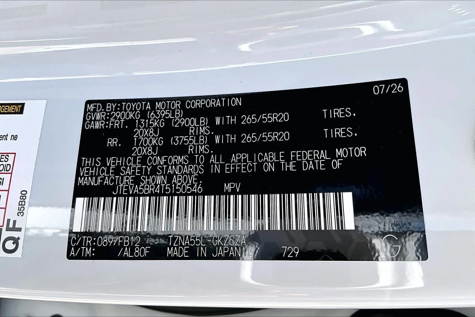 New 2026 Wind Chill Pearl Toyota TRD Sport image 20