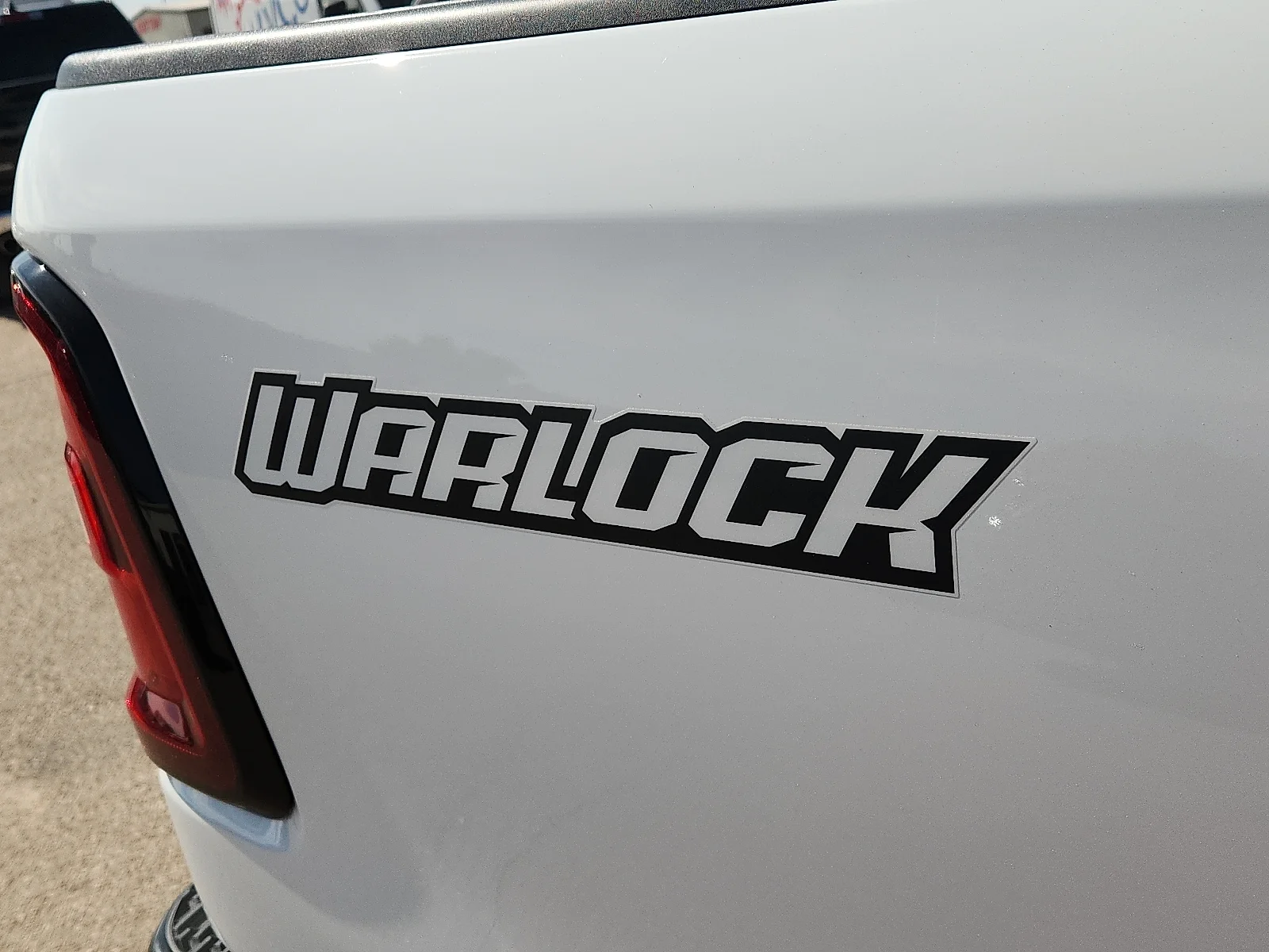New 2027 Bright White Clear-Coat  Paint Ram WARLOCK CREW CAB 4X4 5