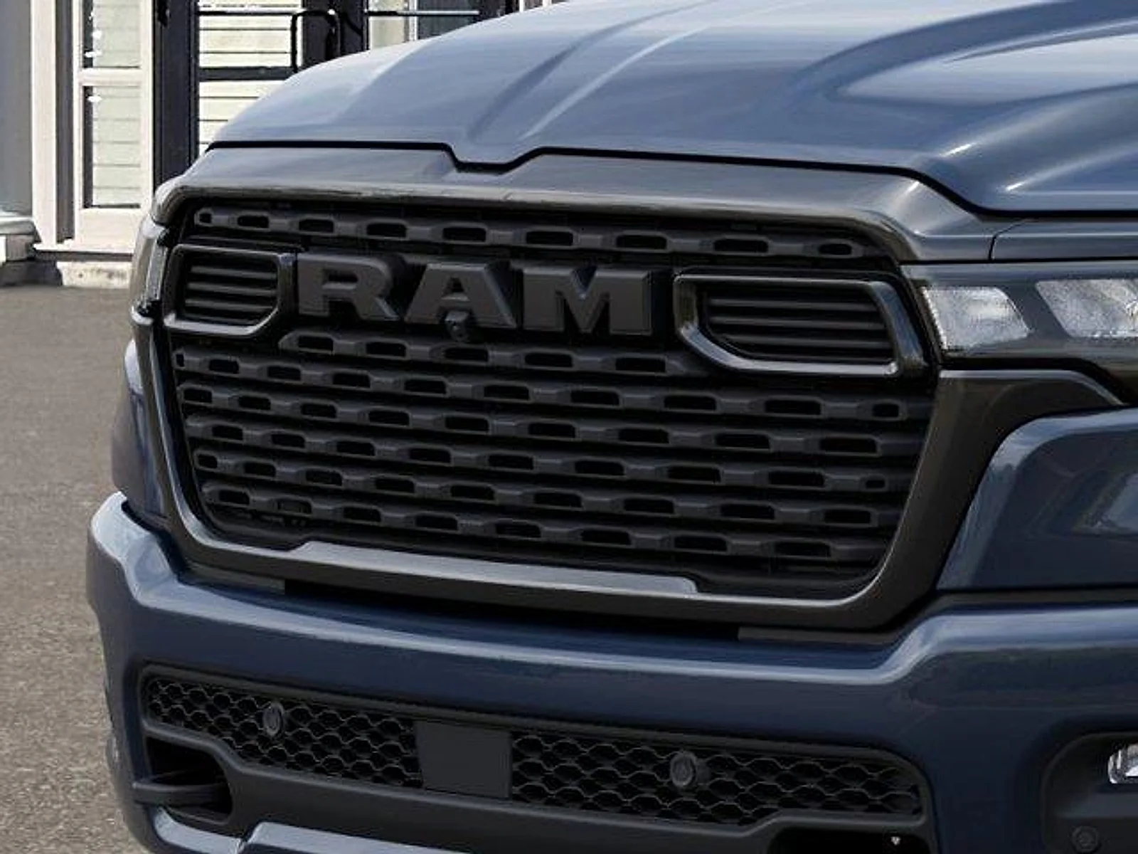 New 2026 Forged Blue Metallic Exterior Paint RAM Big Horn Quad Cab 4x2 6