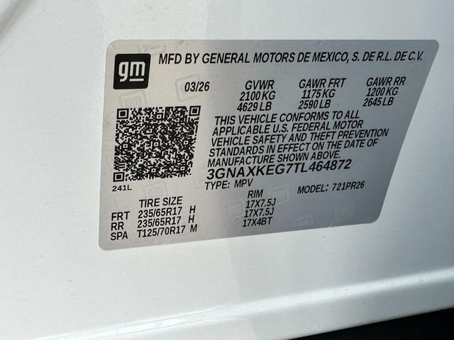 New 2026 Polar White Tricoat Chevrolet ACTIV image 15