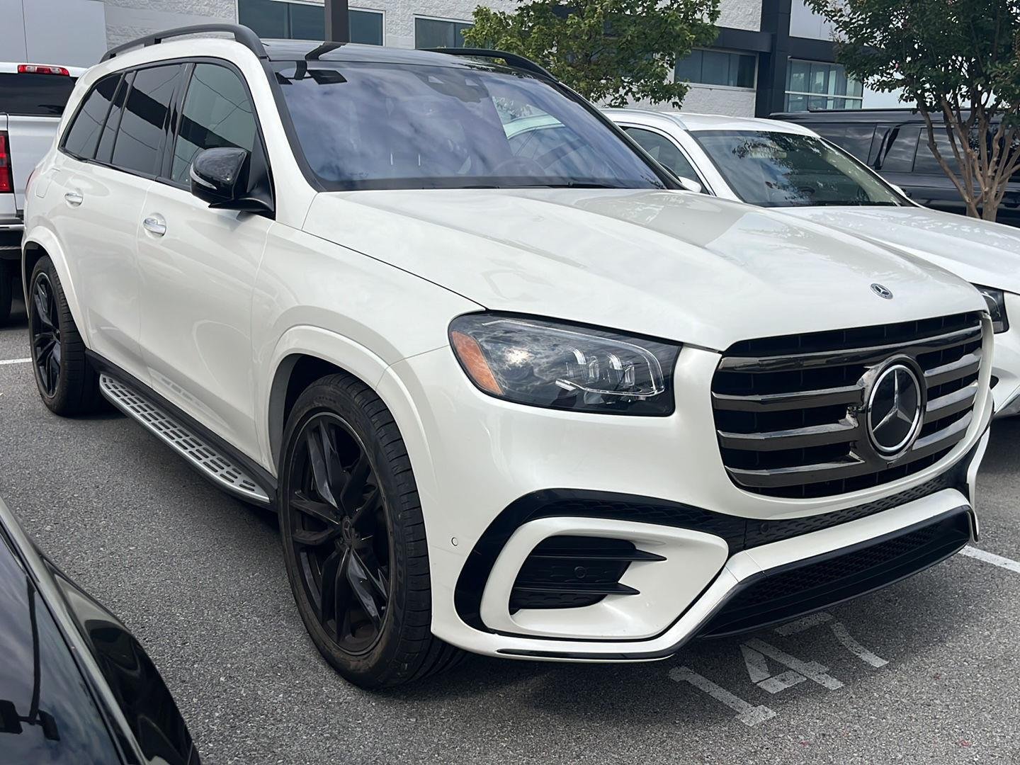 Certified Used 2024 MANUFAKTUR Diamond White Metallic Mercedes-Benz GLS 450 image 1