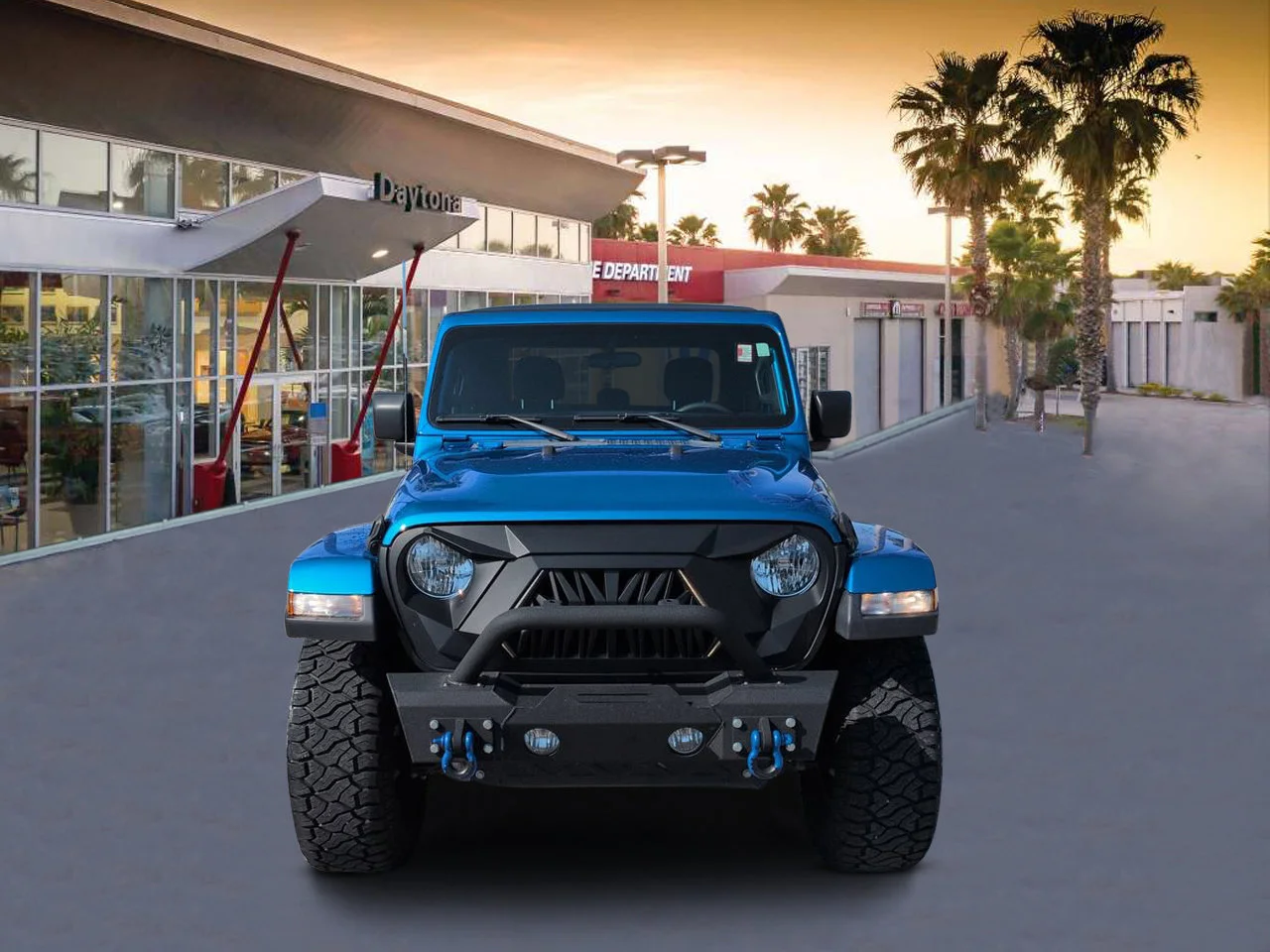 Used 2023 Blue Pearl Jeep Willys image 8
