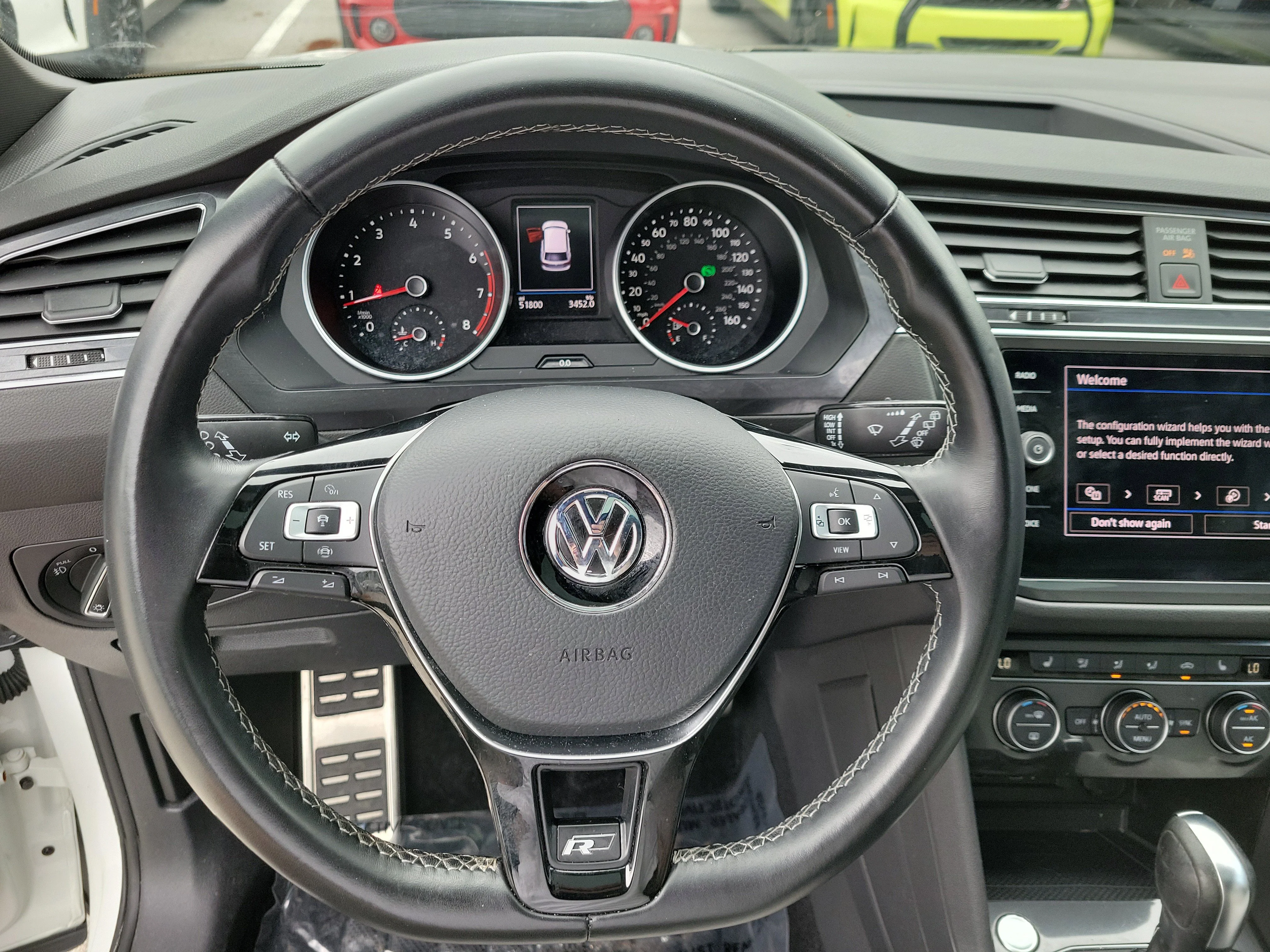 Used 2021 Pure White Volkswagen SE R-Line Black image 18
