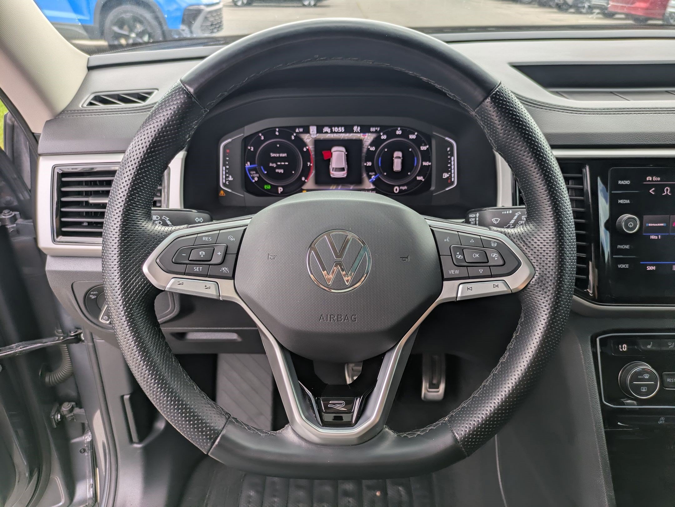 Certified Used 2023 Platinum Gray Metallic Volkswagen 3.6L V6 SEL R-Line Black image 18