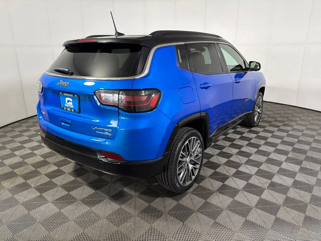 Used 2023 Laser Blue Jeep Limited image 7