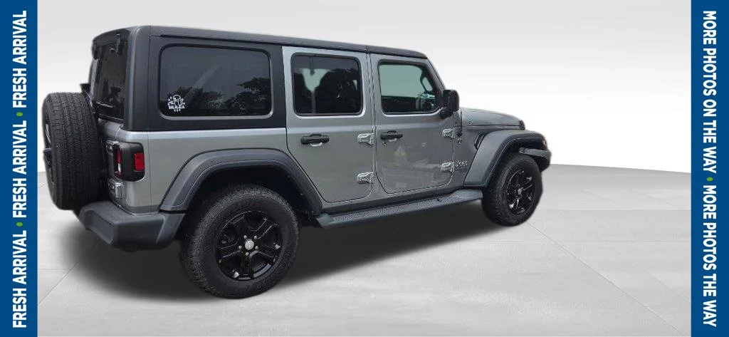 Used 2020 Silver Jeep Unlimited Sport S image 1