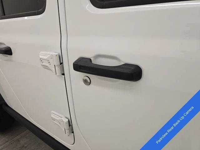 Used 2024 Bright White Clearcoat Jeep Sport image 8