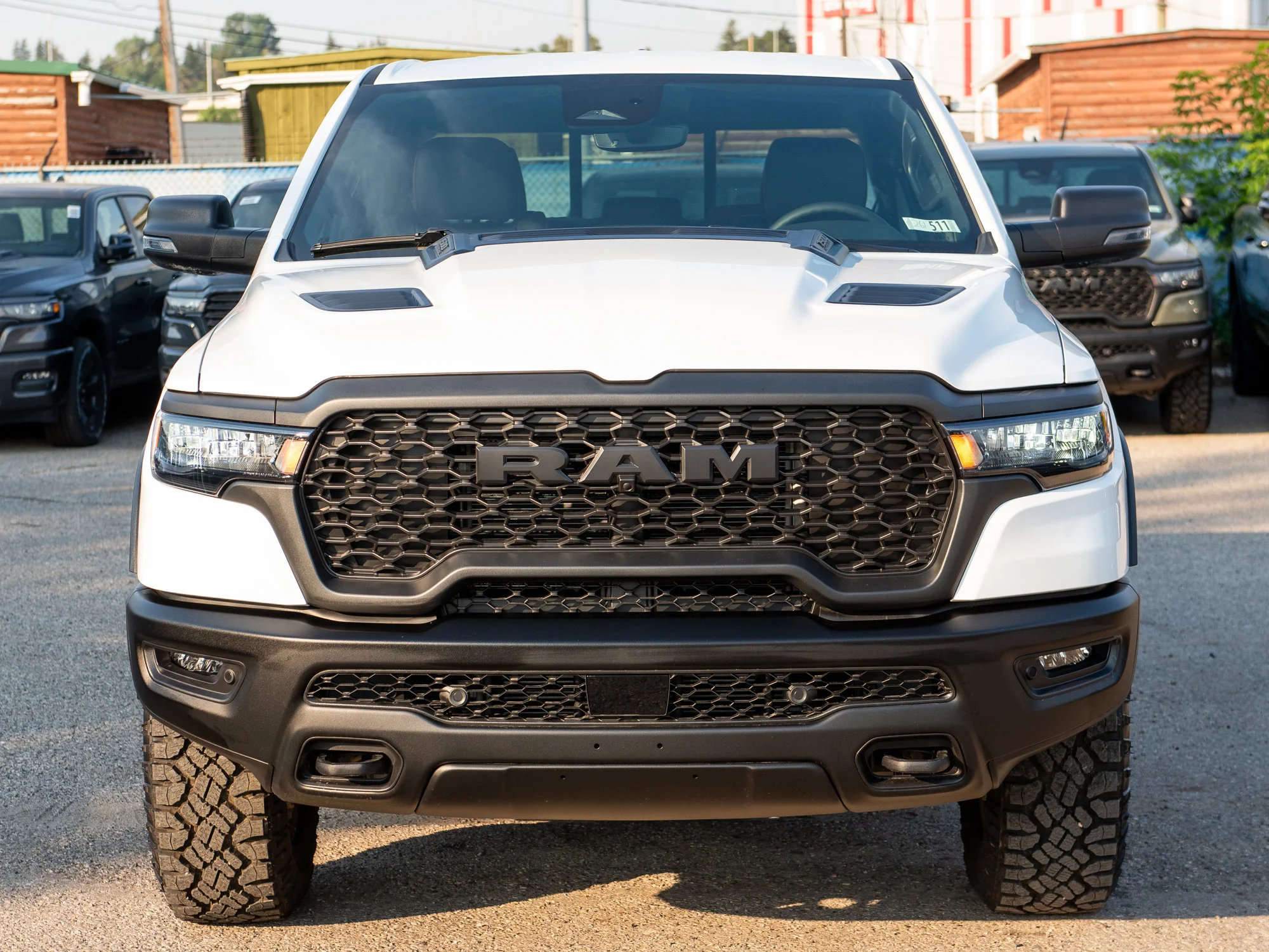 New 2026 White RAM Rebel* Crew Cab 4x4, 33 Inch A/T Tires, Heated Seats, Nav, Alpine Audio image 11