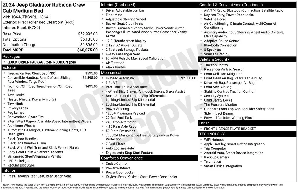 Used 2024 Red Jeep Rubicon image 2