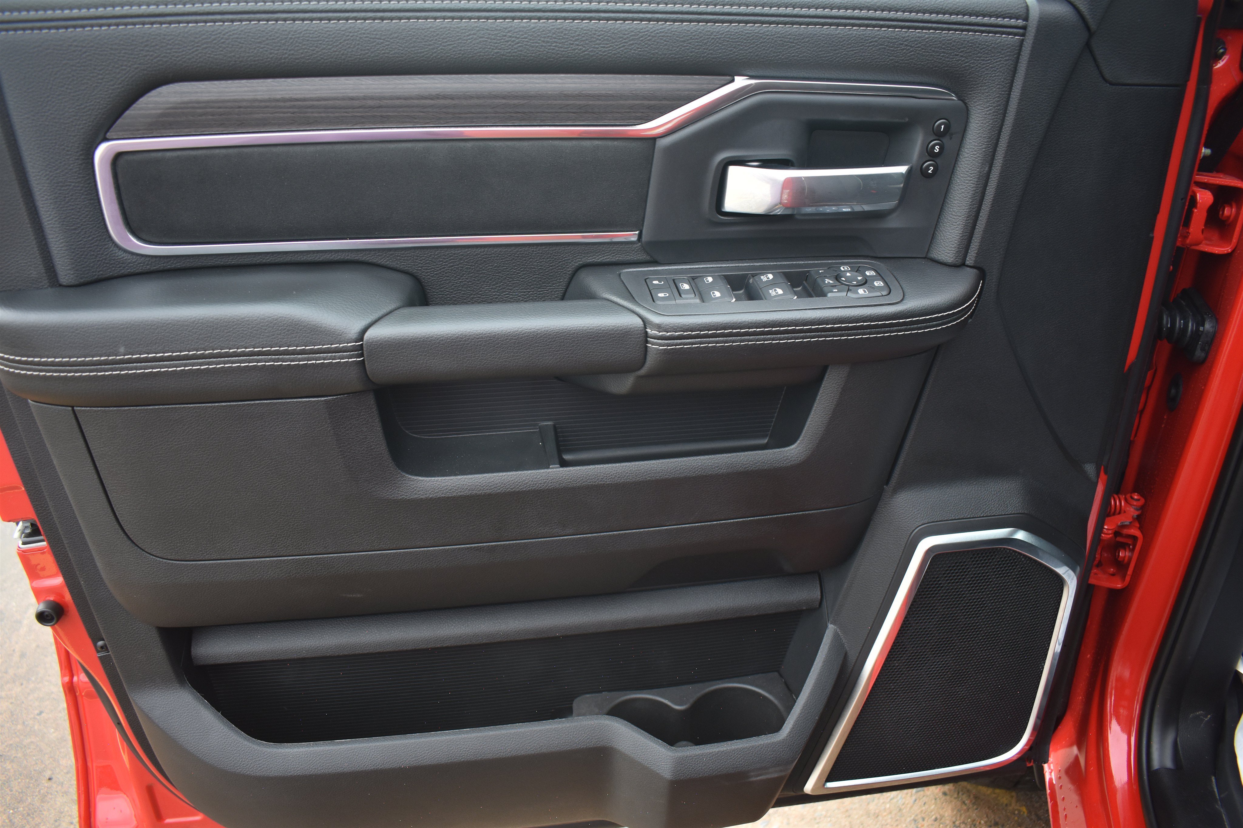 New 2026 Flame Red Clear-Coat Exterior Paint RAM Laramie image 15