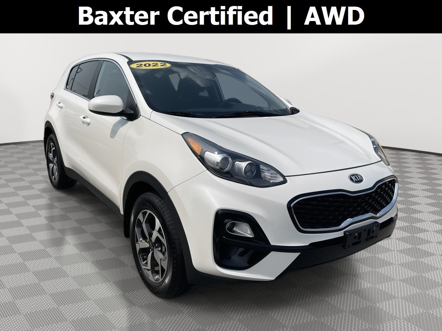 Used 2022 Snow White Pearl Kia LX image 1
