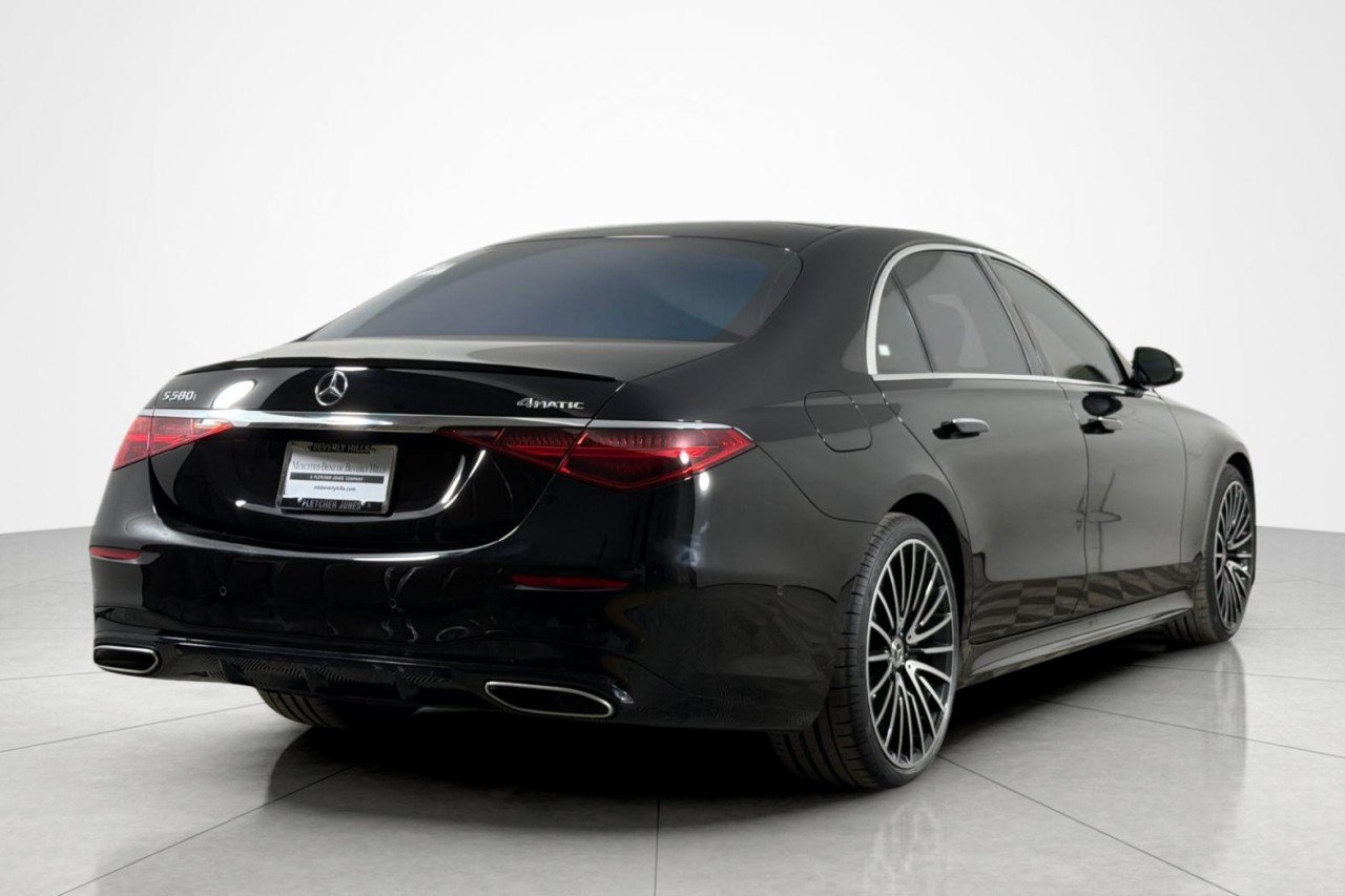 Used 2021 Black Mercedes-Benz S 580 image 5