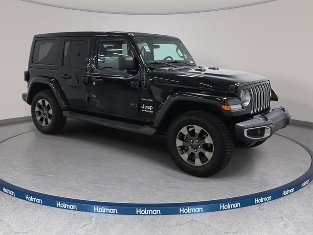 Used 2018 Black Clearcoat Jeep Unlimited Sahara image 4