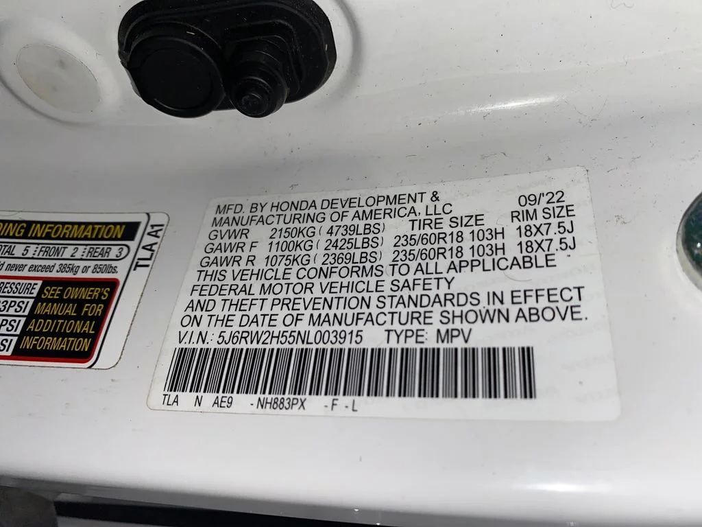 Used 2022 White Honda EX image 27