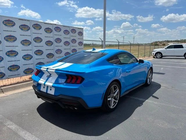 Used 2024 Grabber Blue Metallic Ford GT image 4