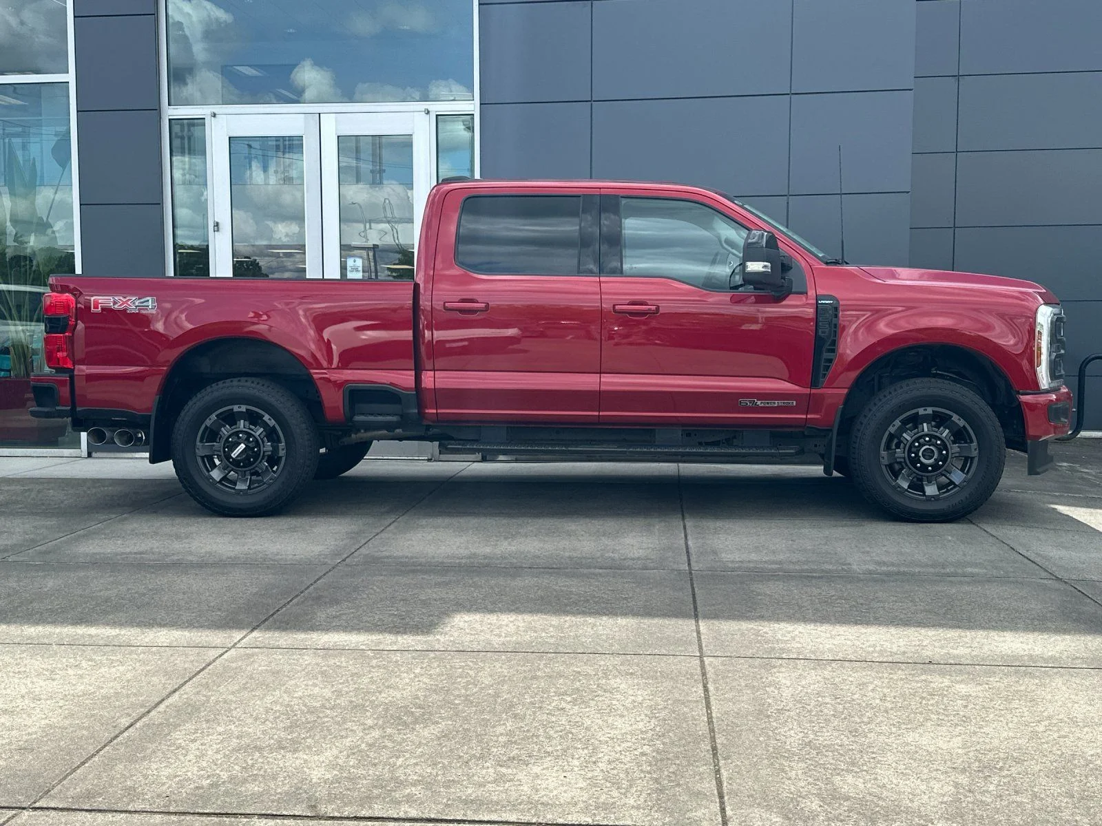 Used 2024 Red Metallic Ford Lariat image 2