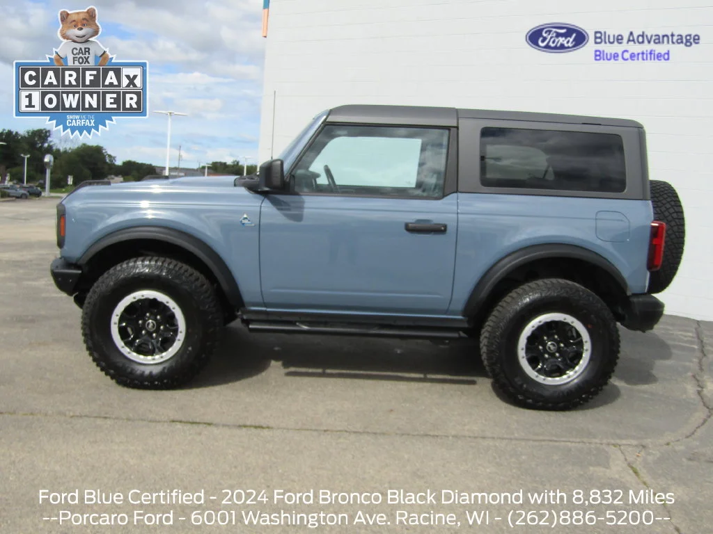 Certified Used 2024 Azure Gray Metallic Ford Black Diamond image 2