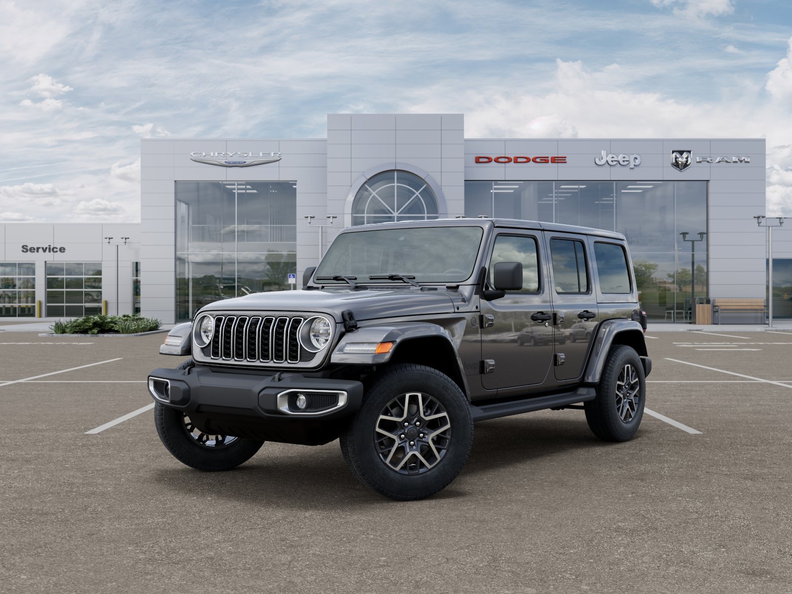 New 2026 Granite Crystal Metallic Clear-Coat Exterior Paint Jeep Sahara image 10