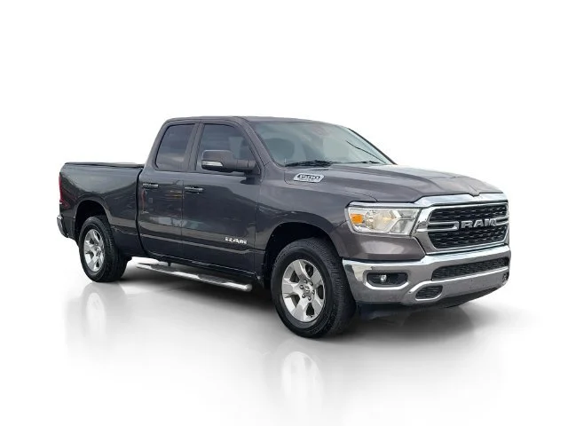 Used 2022 Granite Crystal Metallic Clearcoat Ram Big Horn image 1