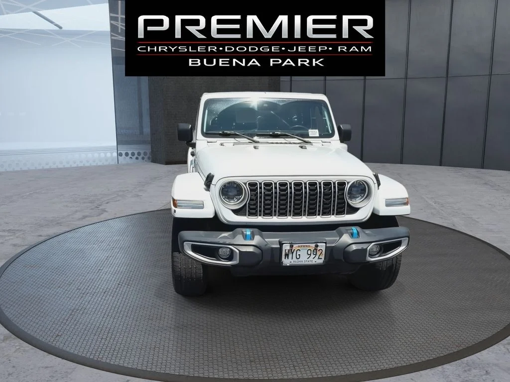 Used 2024 White Jeep Sahara 4xe image 3