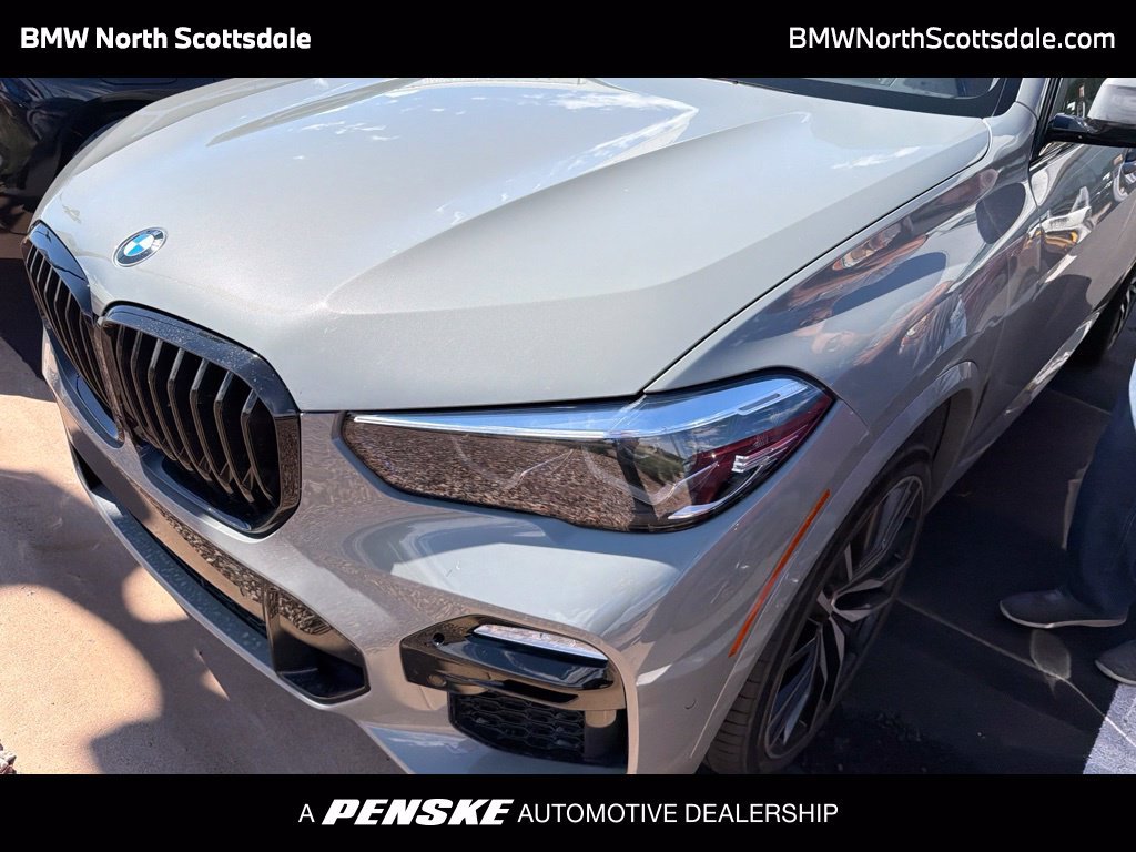 Used 2021 Lime Rock Gray BMW xDrive40i image 1