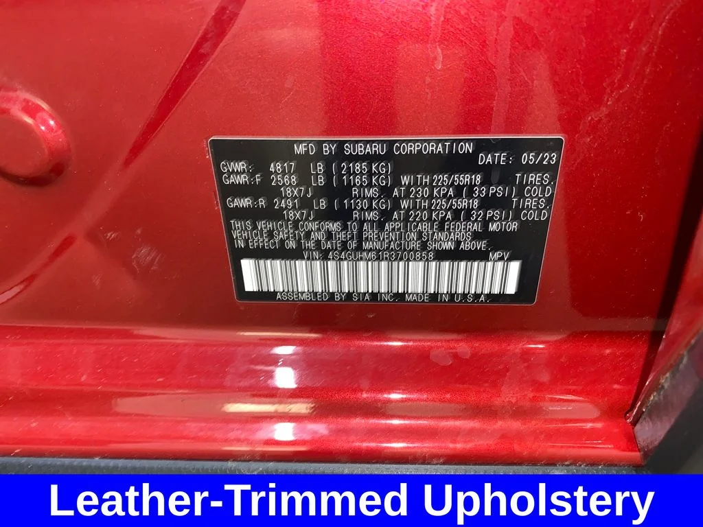 Used 2024 Red Subaru Limited image 24