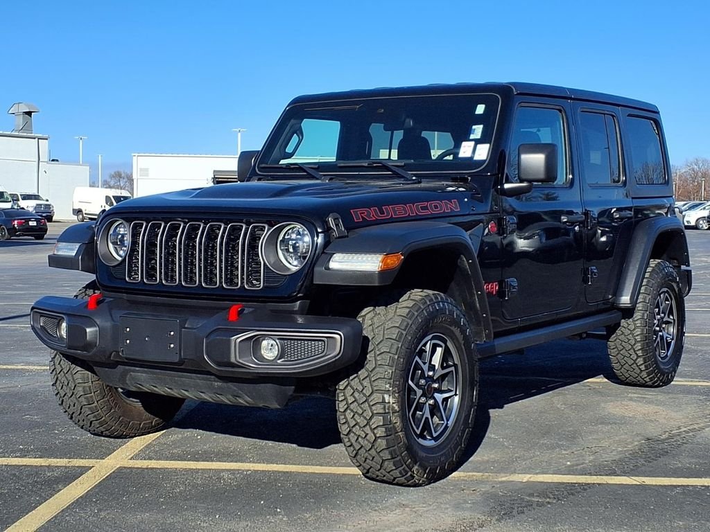 Certified 2024 Jeep Wrangler 4-Door Rubicon with VIN 1C4PJXFG7RW259829 for sale in Kansas City