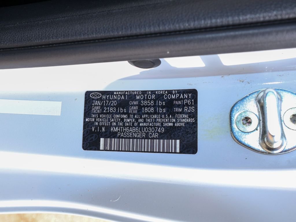 Used 2020 White Hyundai Turbo Ultimate image 32