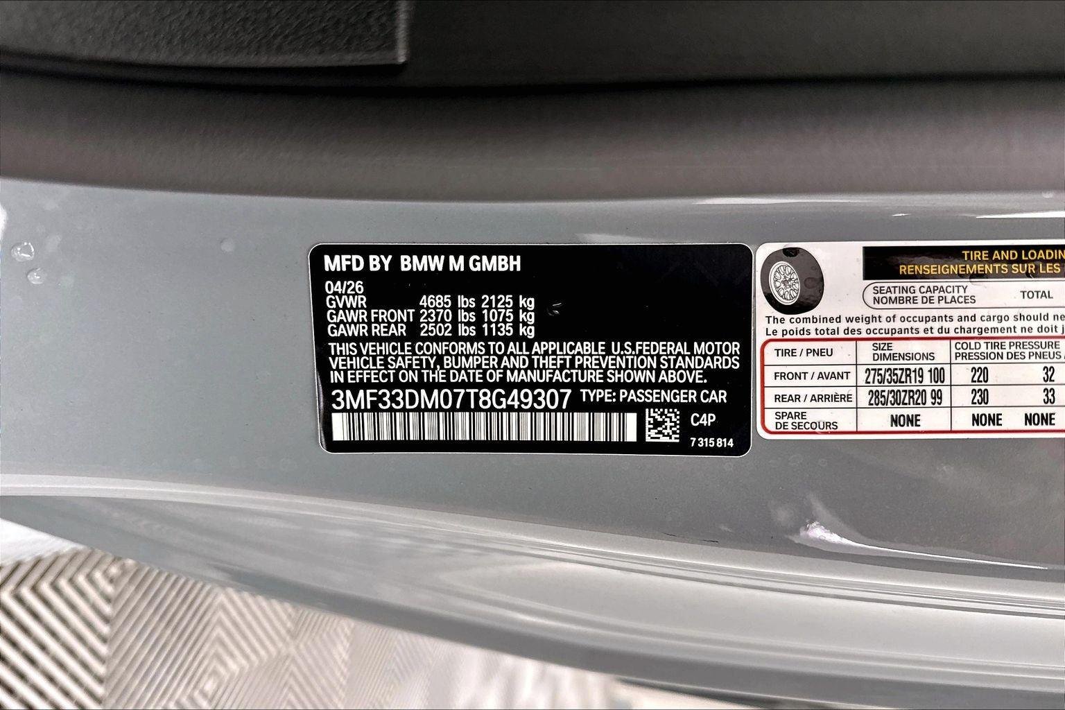 New 2026 Brooklyn Grey Metallic BMW CS image 20
