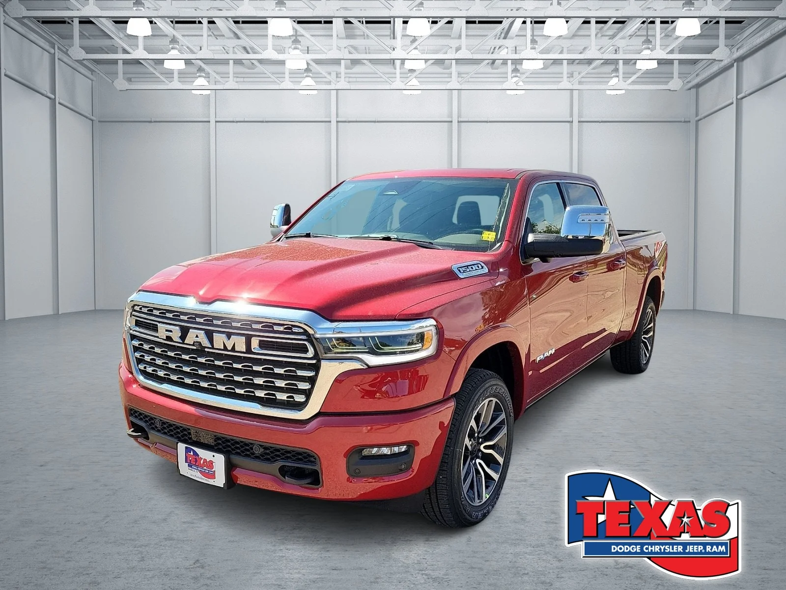 New 2027 Molten Red Pearlcoat Ram LIMITED LONGHORN CREW CAB 4X4 6