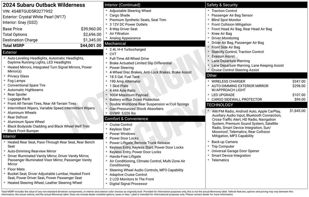 2024 Subaru Outback Wilderness - Photo 25