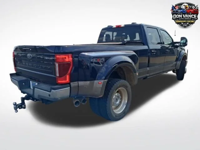 Used 2022 Antimatter Blue Metallic Ford Lariat image 4