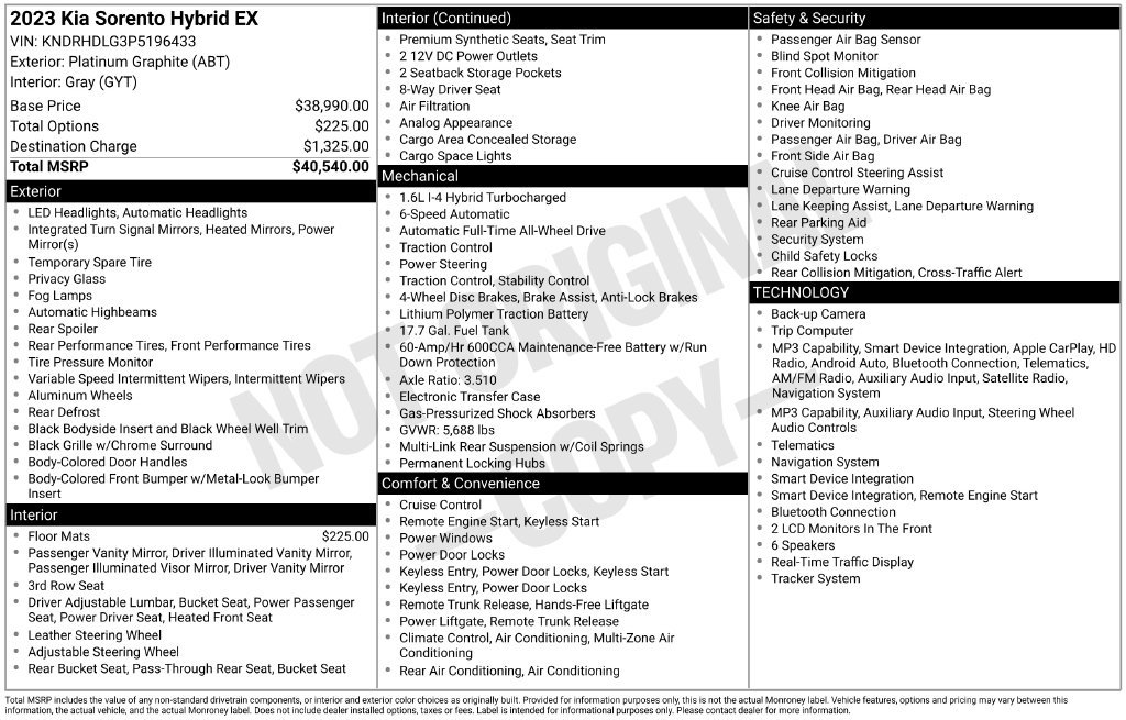 Used 2023 Gray Kia EX image 26