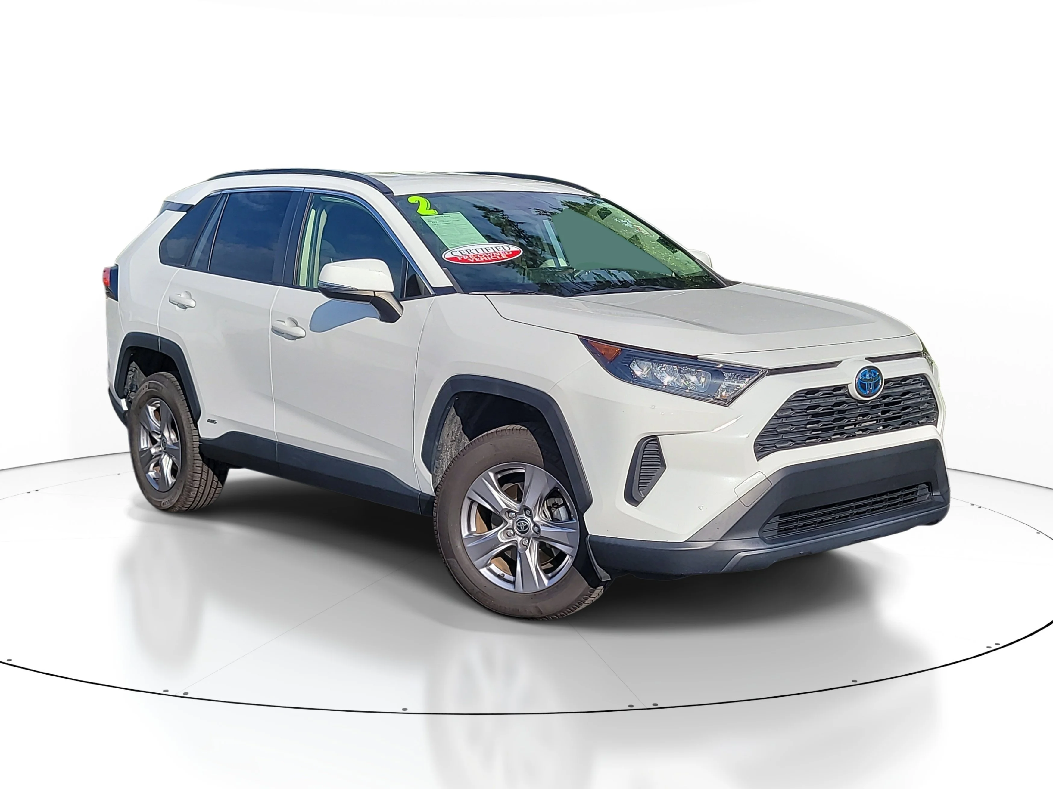 Used 2022 White Toyota Hybrid LE image 1