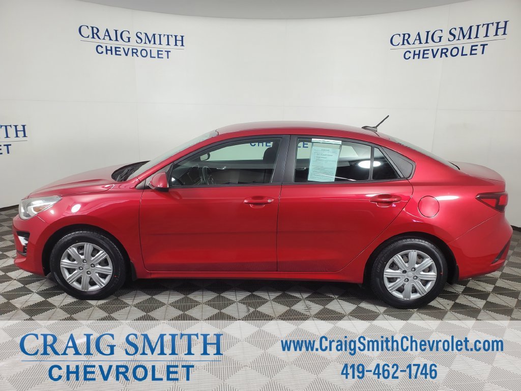 Used 2022 Kia Rio S with VIN 3KPA24AD7NE449522 for sale in Galion, OH