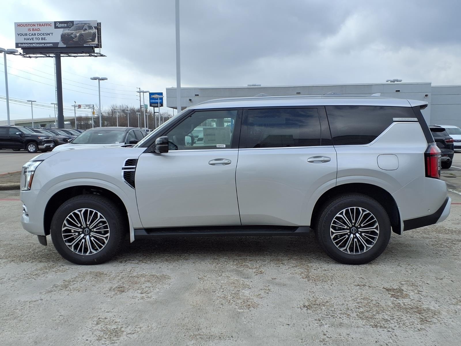 2026 Nissan Armada SL Silver at Robbins Nissan
