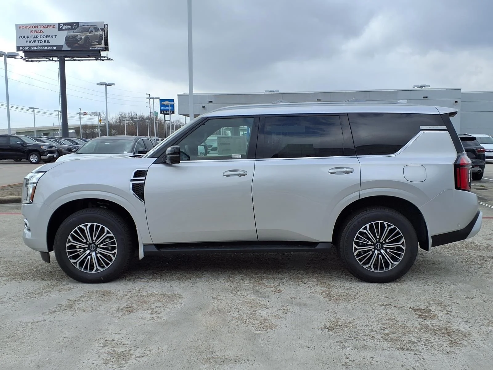 2026 Nissan Armada SL Silver at Robbins Nissan