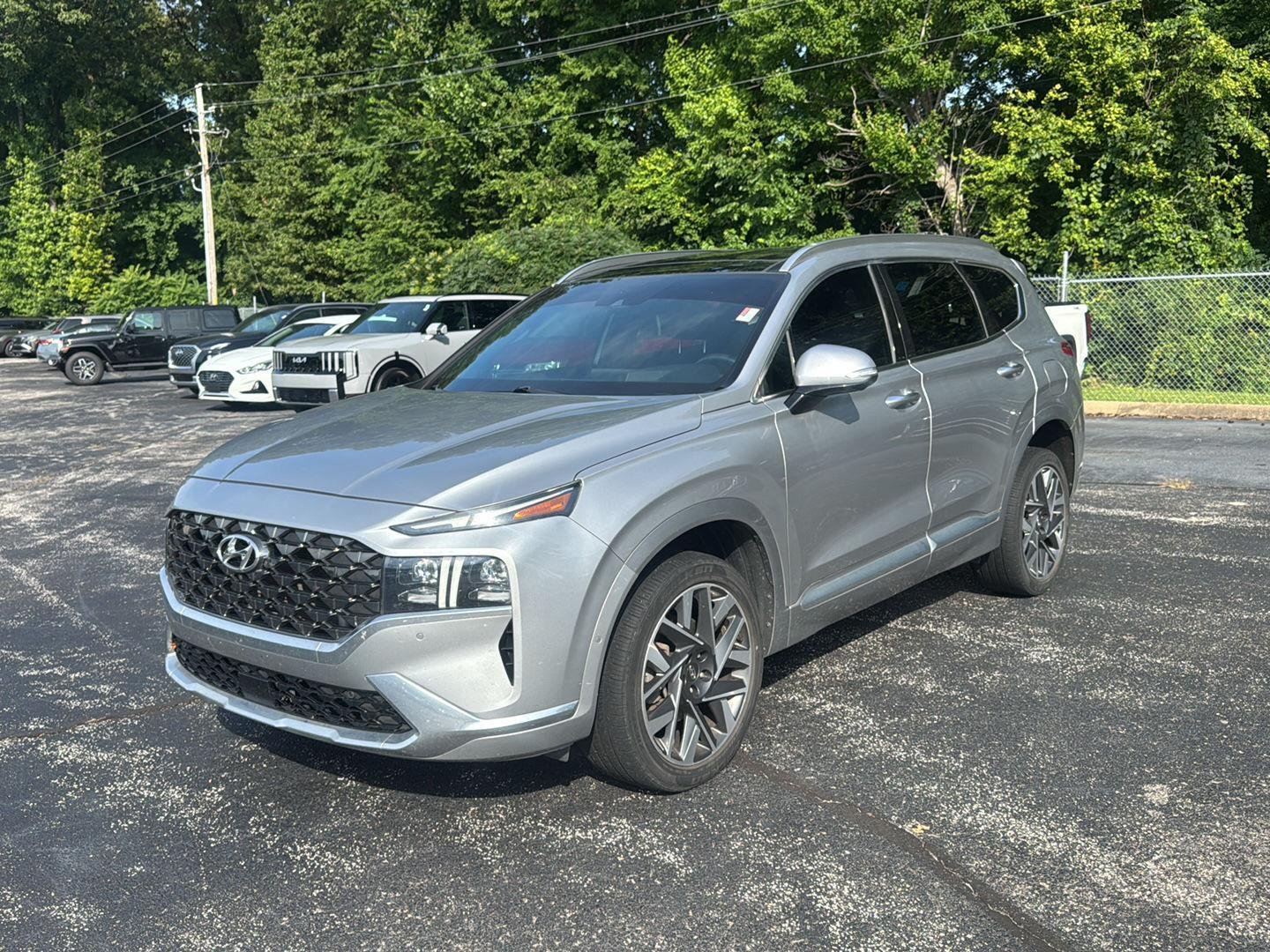 Used 2021 SILVER HYUNDAI  image 7
