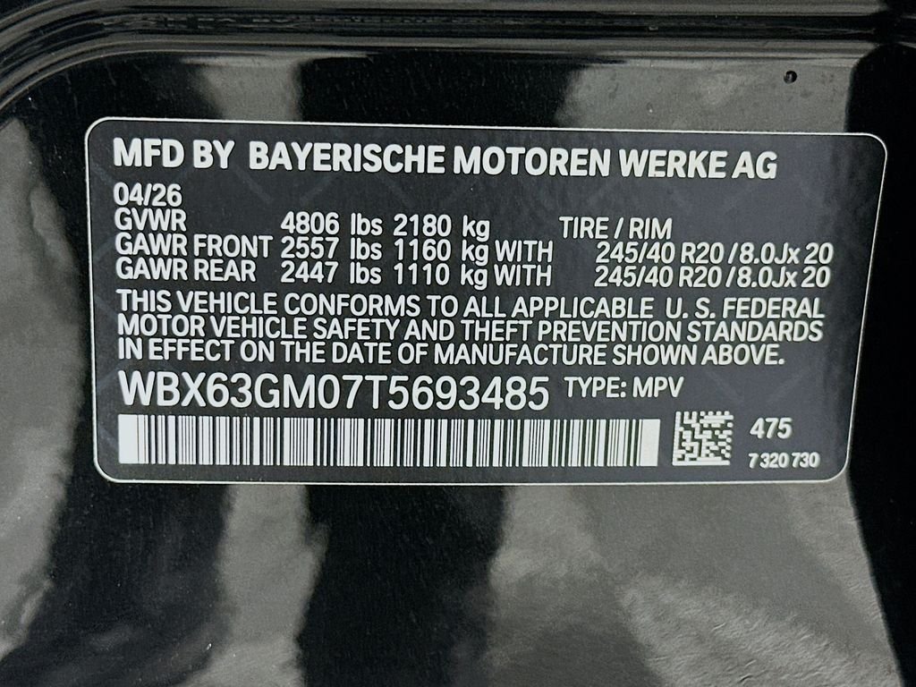 New 2026 Black Sapphire Metallic BMW xDrive28i image 24