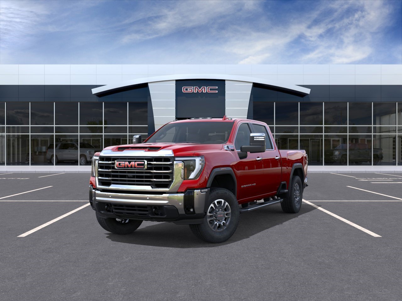 New 2026 Volcanic Red Tintcoat GMC SLT image 8