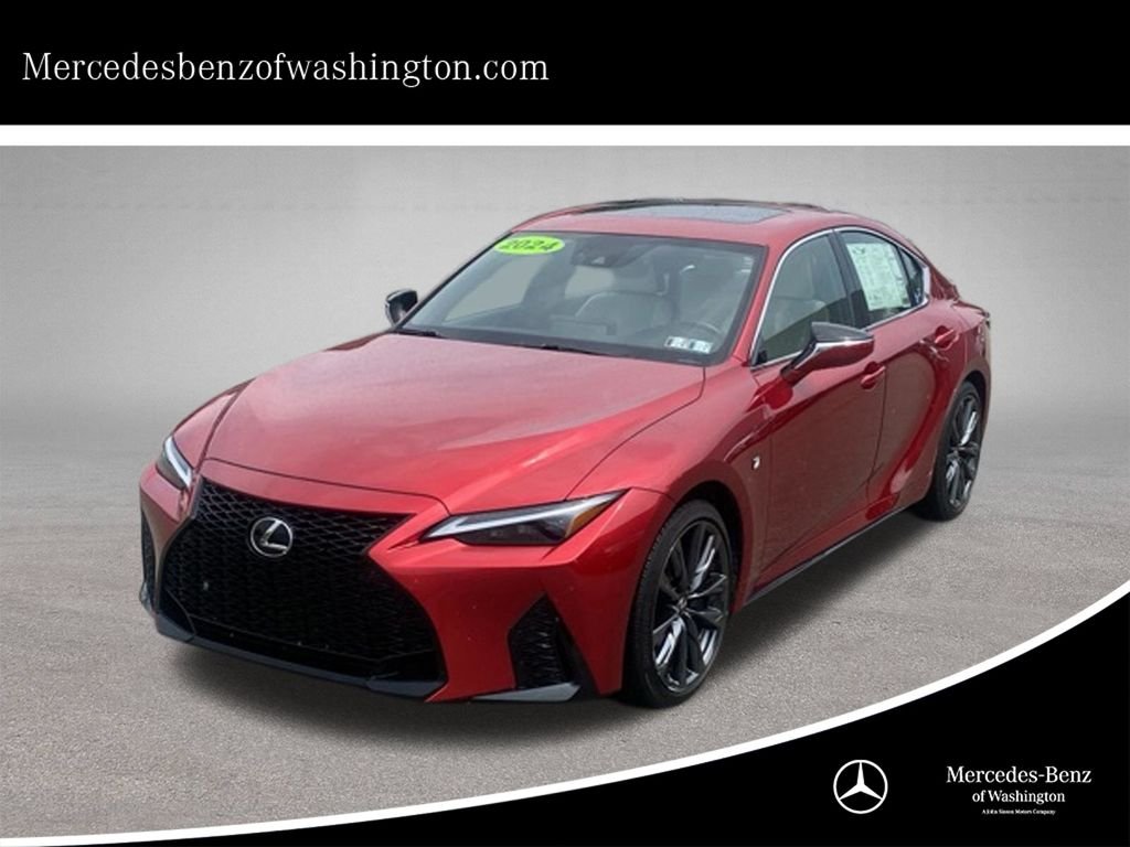 Used 2024 Red Lexus 350 F SPORT image 1