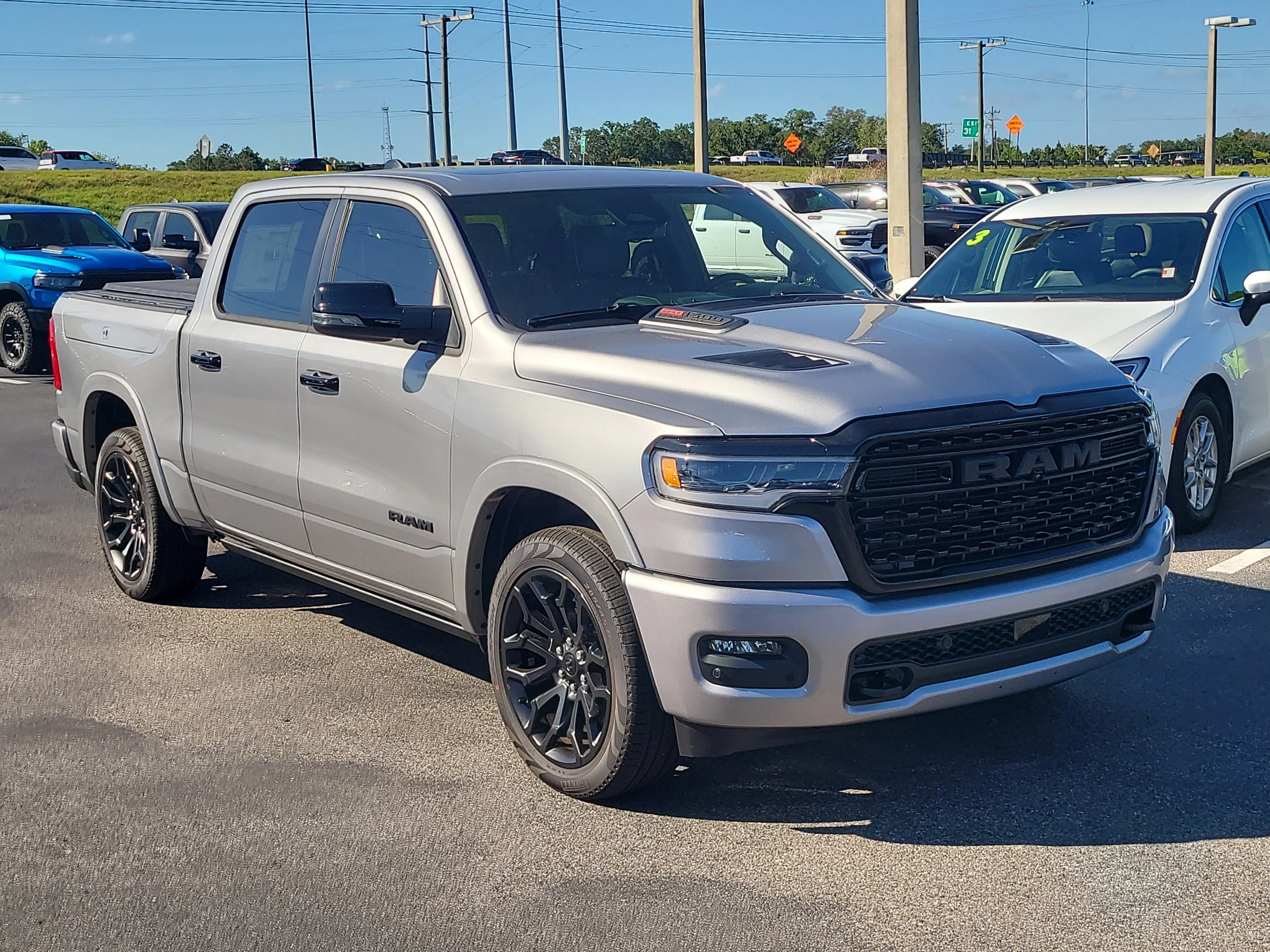 New 2026 Billet Silver Metallic Clearcoat Ram Limited image 1