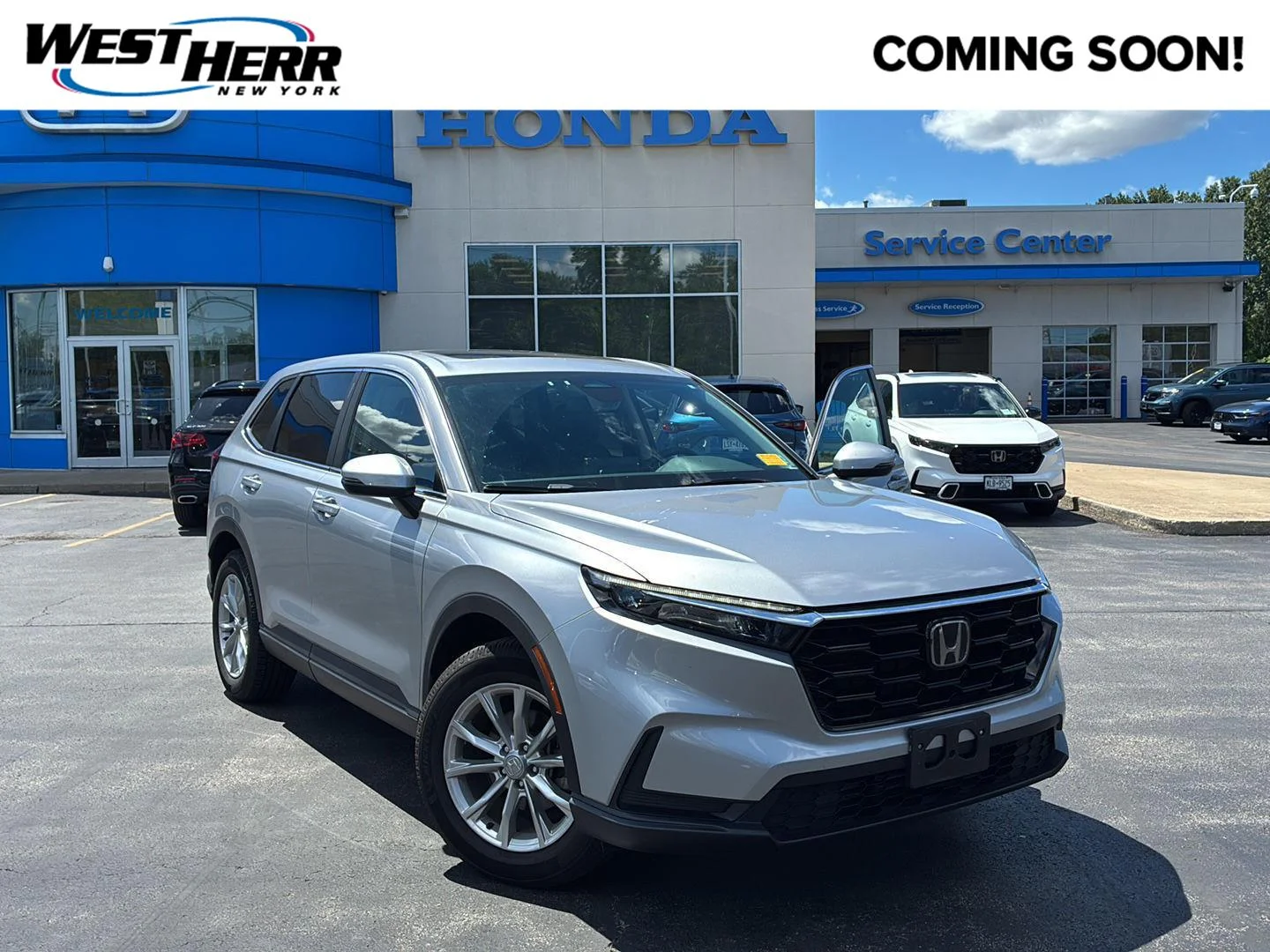 Used 2024 Lunar Silver Metallic Honda EX image 1