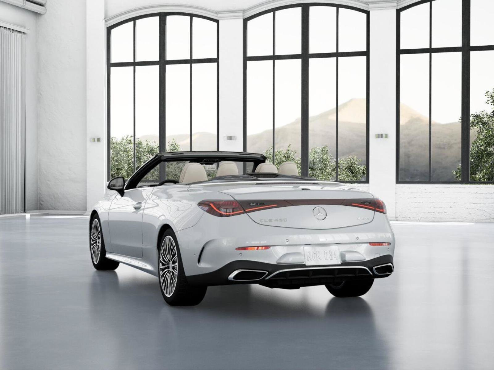 New 2026 MANUFAKTUR Moonlight White Metallic Mercedes-Benz CLE 450 image 28