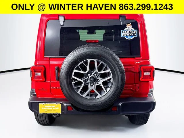 Used 2025 Red Jeep Sahara image 6