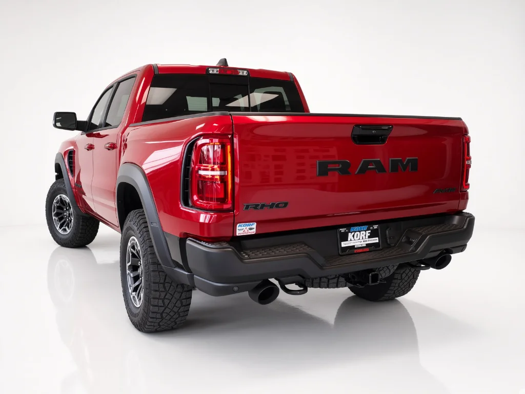 New 2026 Molten Red Pearl-Coat Exterior Paint RAM RHO image 6